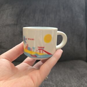 Mini Starbucks 2016 You Are Here Miami 2oz Ornanment